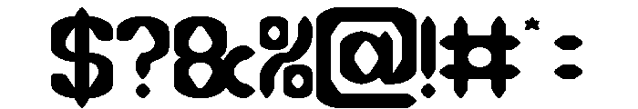 DARK GOTHIC Font OTHER CHARS