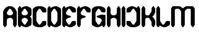DARK GOTHIC Font UPPERCASE