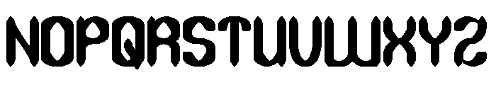 DARK GOTHIC Font UPPERCASE