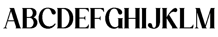 DAVION-Regular Font UPPERCASE