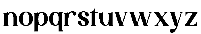 DAVION-Regular Font LOWERCASE