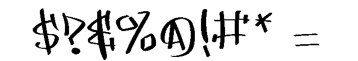 DaRole Font OTHER CHARS