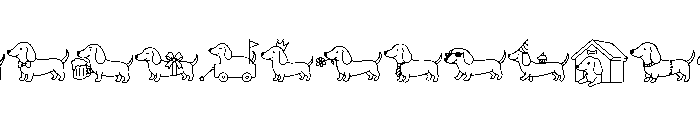 Dachshund Lover FONT