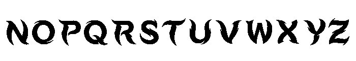 Dacus Regular Font UPPERCASE