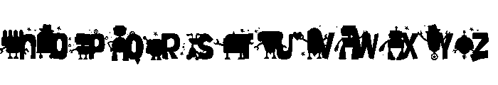 Dadbot CF Subdued Font UPPERCASE