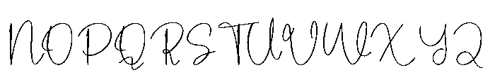 Daddy Calligraphy Font UPPERCASE