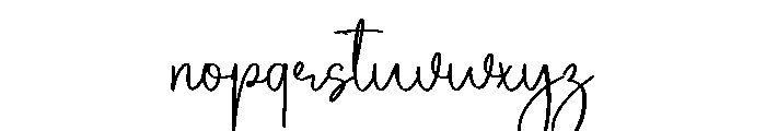 Daddy Calligraphy Font LOWERCASE