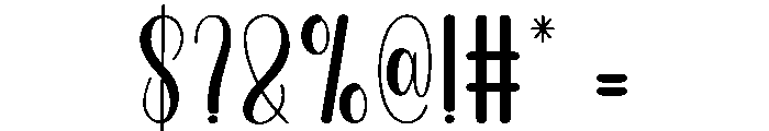 Daddy Chubby Font OTHER CHARS