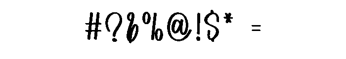 Daddy Hearth Font OTHER CHARS