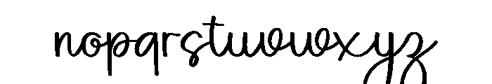 Daddy Hearth Font LOWERCASE