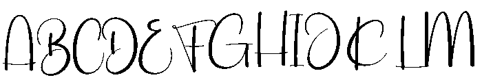 Daddy Highclass Font UPPERCASE