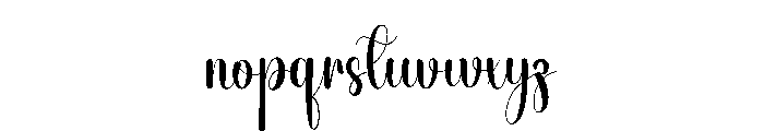 Daddy Highclass Font LOWERCASE
