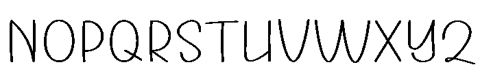 Daddy Holiday Font UPPERCASE
