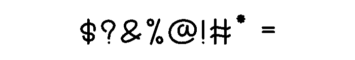 Daddy Home Font OTHER CHARS