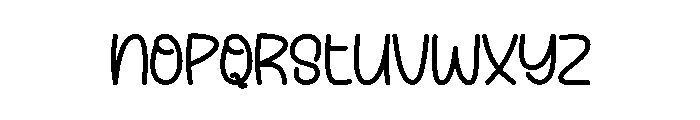Daddy Home Font UPPERCASE