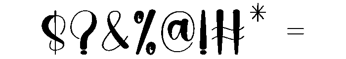 Daddy Husband Font OTHER CHARS