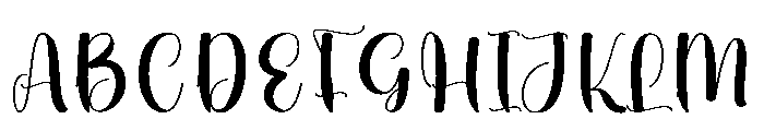 Daddy Husband Font UPPERCASE