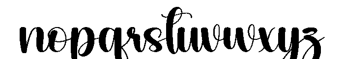 Daddy Husband Font LOWERCASE