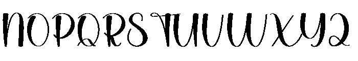 Daddy Morning Font UPPERCASE