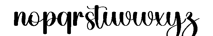 Daddy Morning Font LOWERCASE
