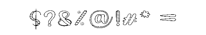 Daddy Valentine Font OTHER CHARS