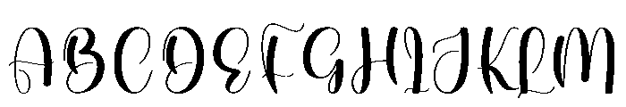 Daddy Wedding Font UPPERCASE