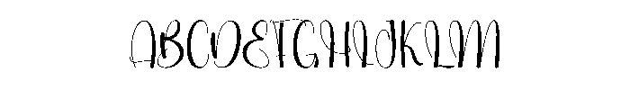 Daddyboho Font UPPERCASE