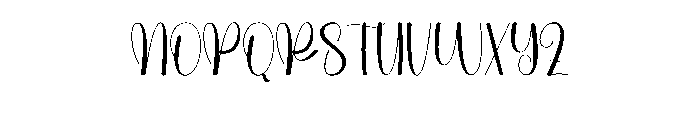 Daddyboho Font UPPERCASE