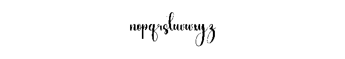 Daddyboho Font LOWERCASE