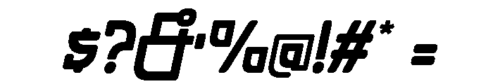 Daehyonse Italic Font OTHER CHARS
