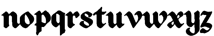 Dafforik Font LOWERCASE