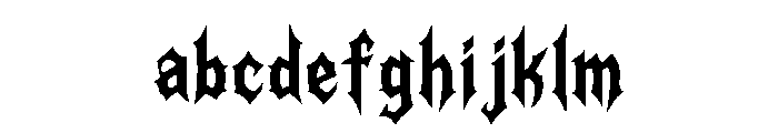 Daggerthorn Gothic Regular FONT