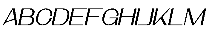 Dagle Italic Font UPPERCASE