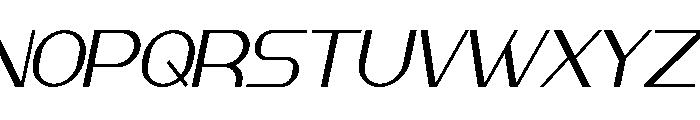 Dagle Italic Font UPPERCASE