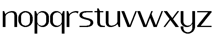 Dagle Font LOWERCASE