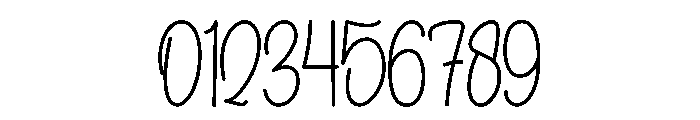 Dahlia Calligraphy Font OTHER CHARS