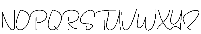 Dahlia Calligraphy Font UPPERCASE