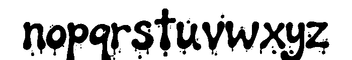 Daiboue Solid Font LOWERCASE