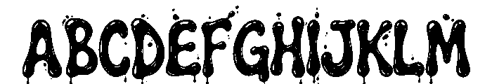 Daiboue Font UPPERCASE