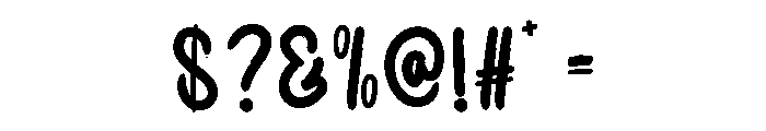 Daily Alphabet Font OTHER CHARS