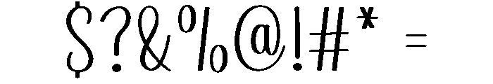 Daily Beautiful Font OTHER CHARS