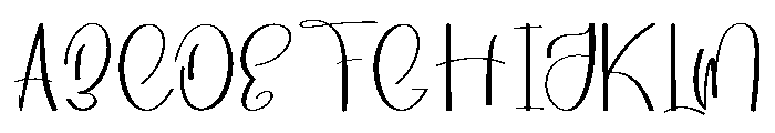 Daily Beautiful Font UPPERCASE