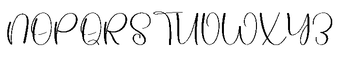 Daily Beautiful Font UPPERCASE