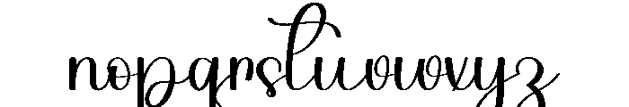 Daily Beautiful Font LOWERCASE