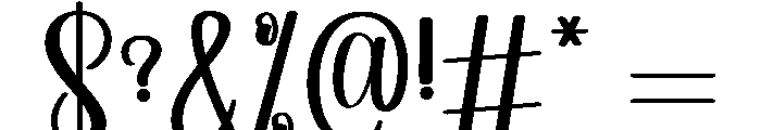 Daily Birthday Font OTHER CHARS