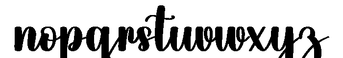 Daily Birthday Font LOWERCASE