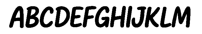 Daily Bloom Font UPPERCASE