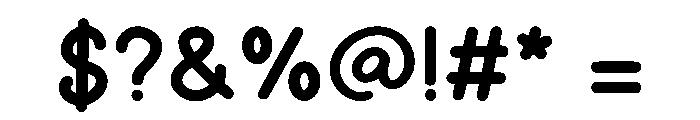Daily Bread Font OTHER CHARS