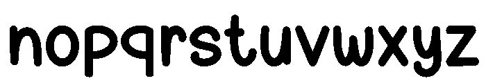Daily Bread Font LOWERCASE