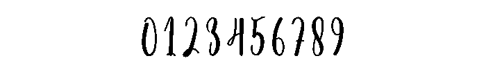 Daily Calligraphy Font OTHER CHARS